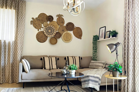 Your vast Altos del Roque living room with smart TV bliss