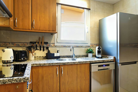 Cook with ease in your Tenerife stainless steel kitchen