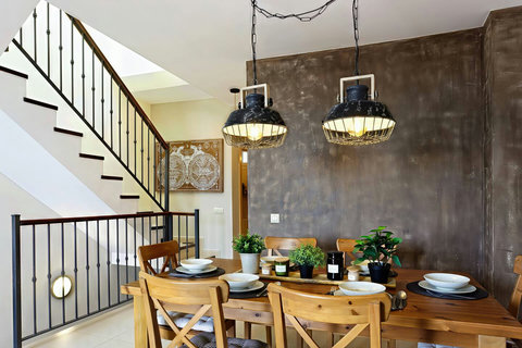 Dine against Tenerife seas in your stylish dining room

