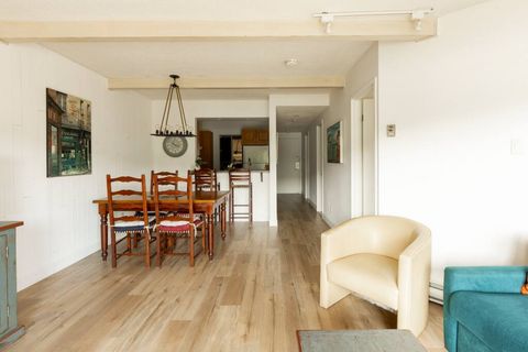 One of the best place, probably the best place I stayed near mont tremblant! Super close to p1 at tremblant. Cozy, clean, almost everything you want from a 2b apartment is there.