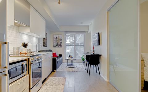 Open-concept kitchen