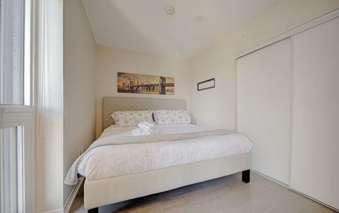 Peaceful and quiet bedroom, perfect for a restful night's sleep