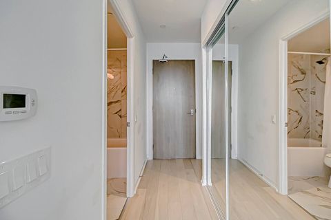 Welcoming entrance with modern touches