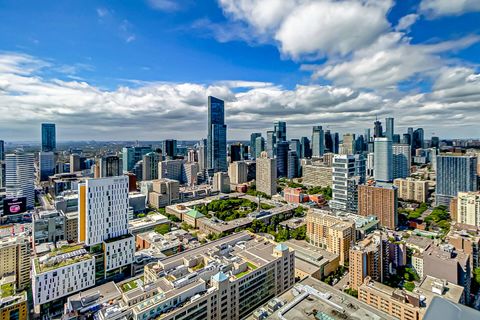 Soak in the beautiful urban scenery from this prime location