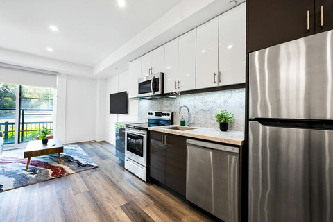 “Fully equipped kitchen ready for home-cooked meals.”