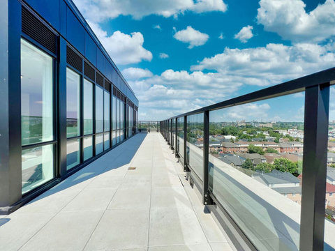Outdoor terrace designed for comfort