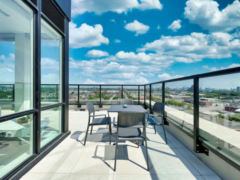 Private balcony to enjoy fresh air and quiet moments
