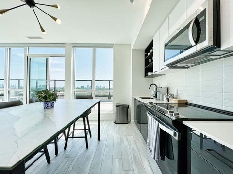 Compact kitchenette designed for convenience