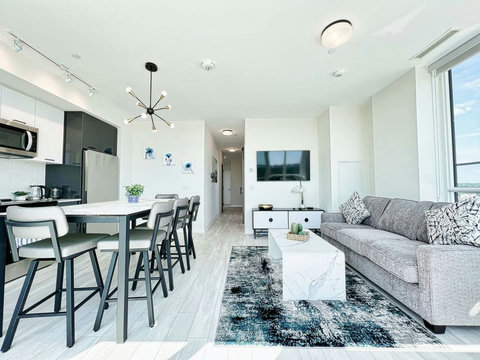 An open living area that flows seamlessly to the outdoors.