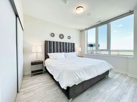 Peaceful bedroom designed for rest and comfort.