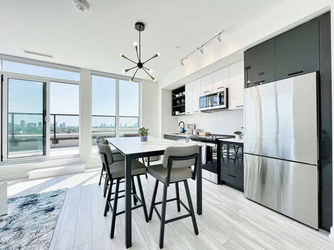 Clean, functional kitchen with modern finishes