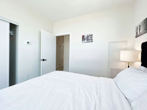 Unwind in a calm, cozy sleeping space