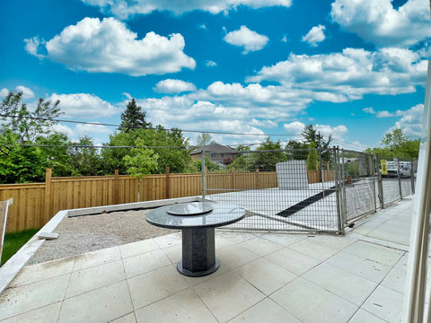 Spacious compound area offering plenty of room to relax and move around.