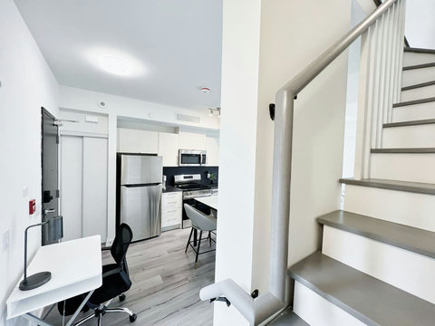 Bright, organized work area with everything you need for remote work