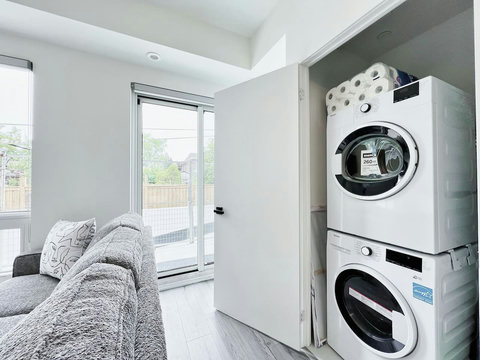 In-unit washer and dryer for convenient, hassle-free laundry