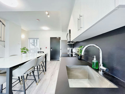 Cozy dining space with comfortable seating for gatherings.