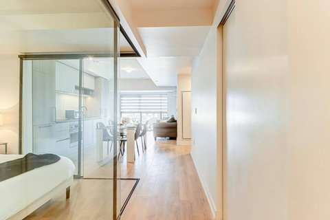 Open-plan dining area with easy access to the kitchen.”