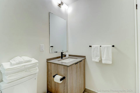 A clean, calming space to refresh and unwind