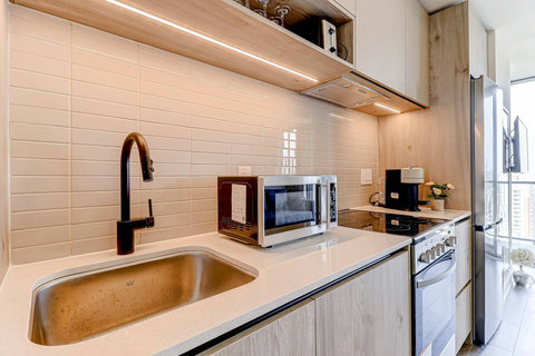 Fully equipped kitchen with everything you need to cook and enjoy your meals comfortably.