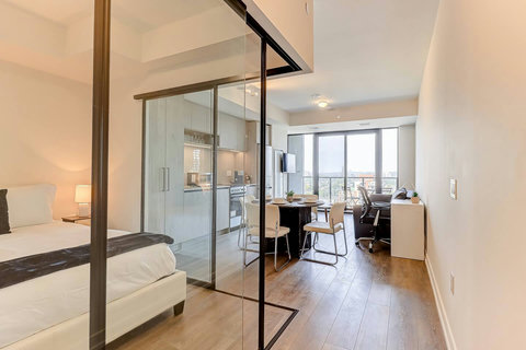 “Beautifully set dining space with modern décor and natural light