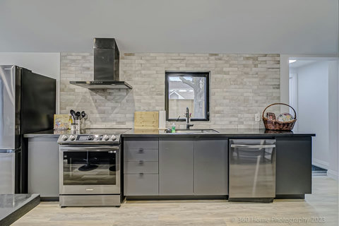 “Modern kitchen for everyday cooking.”