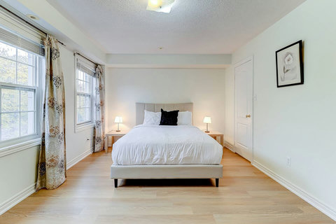 A bedroom featuring a queen-size bed — the perfect blend of comfort and calm