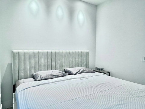 Warm, inviting sleeping space