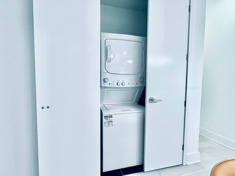 In-unit laundry for your convenience