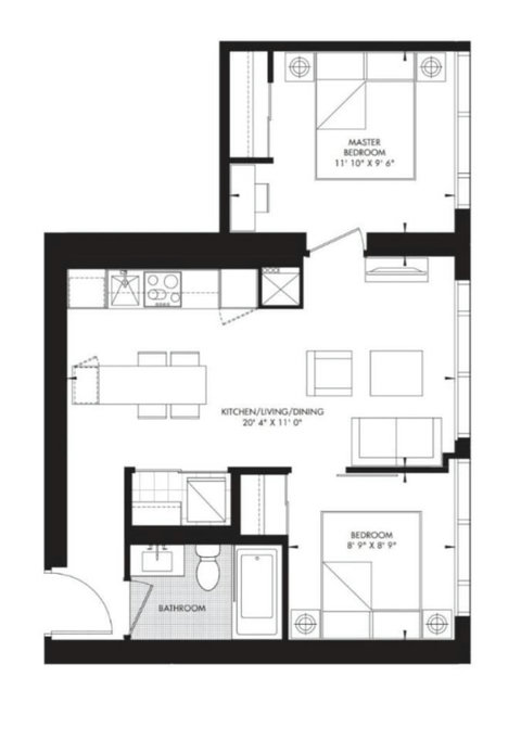 Thoughtfully designed layout for comfort and flow