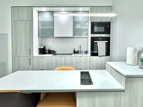 Relax and recharge in this cozy, inviting dining area.