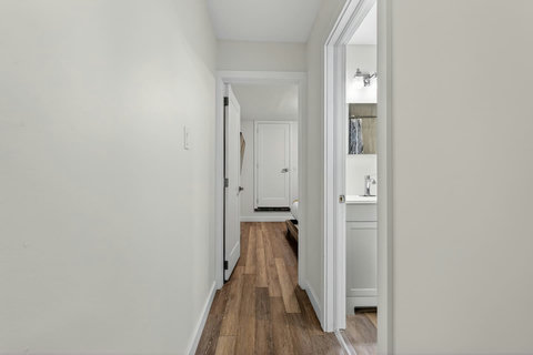 Spacious, tidy hallway enhancing the flow of the hom
