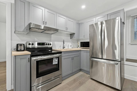 Bright and functional kitchen designed for easy meal prep