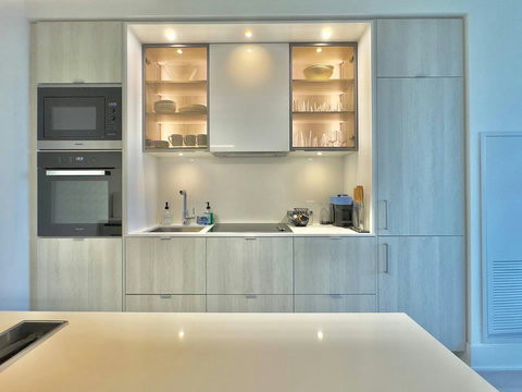 Modern kitchen designed for comfort and convenience.