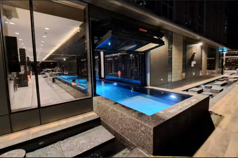 Start your morning with laps or wind down with an evening dip.