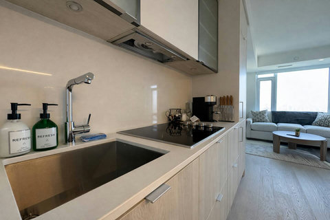 Fully equipped for all your cooking needs.