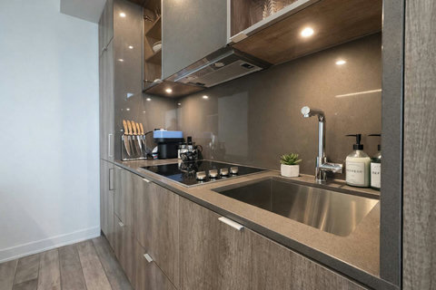 Well-equipped kitchen to make your stay feel like home.