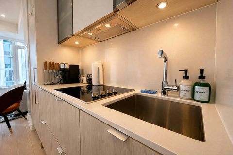 Modern bathroom designed for comfort and ease.