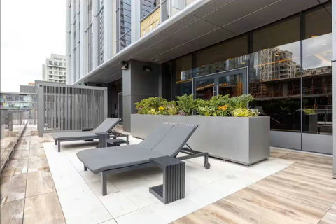 Step outside and take in the view from the patio