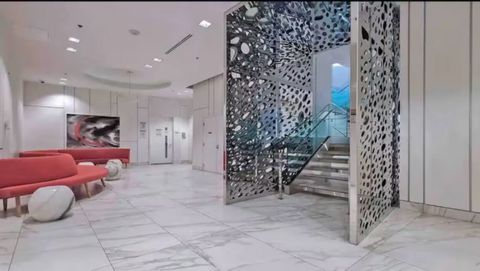 The M-level lobby to the swimming pool and Gym