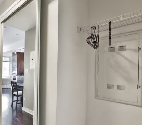 Sufficient closet storage.