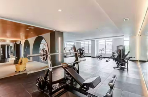 Convenient access to the building gym, perfect for keeping up with your workout routine.