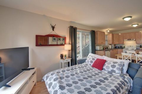 It is a beautiful house on a private road. Everything was very clean and organized. It has a nice hot tub, a good sofa, a big and nice TV. The kitchen is very well equipped. There is a convenience store 3 min in car away. Communication was very fast.