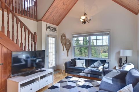 "The house is perfectly located between the center of Mont Tremblant and the pedestrian village. The host is very friendly and extremely helpful. We spent an amazing family holiday and enjoyed every single day."