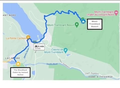 Distance of ski resort from the unit.