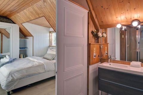 Attached bedroom and bathroom.