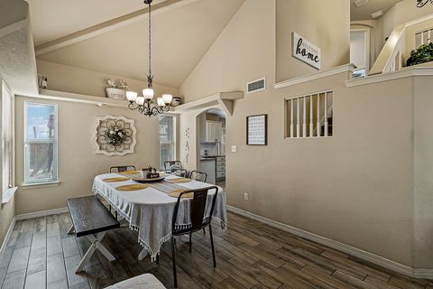 Large dinning table that sits 8 