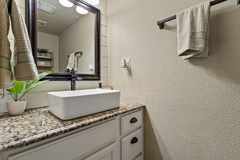Downstairs half hallway bathroom 