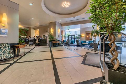 Prestigious hotel lobby - safe and secure entrance to the apartment