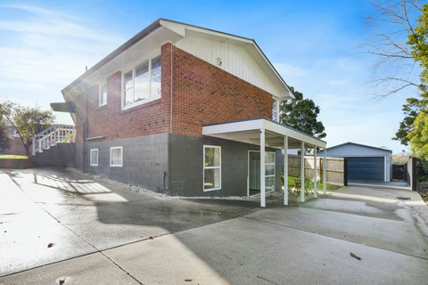 There is off-street parking next to the unit on the concrete pad.