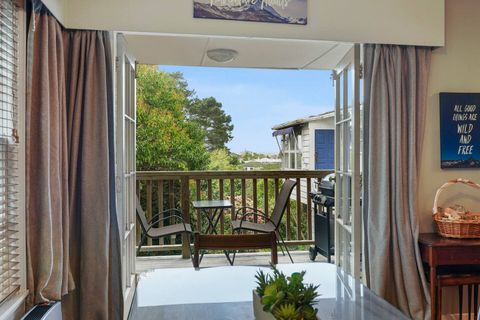 Light and air flows through the space in the spring and summer months.